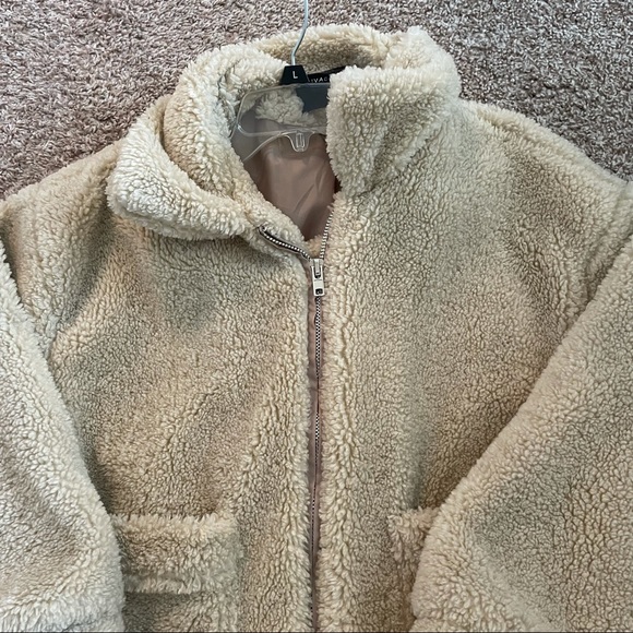 Oversized teddy coat size small - Picture 2 of 6